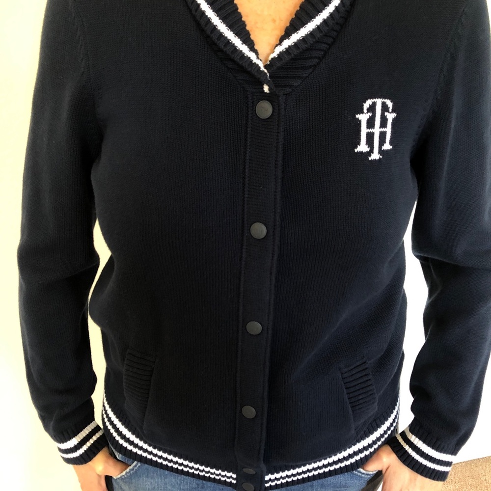 Tommy Hilfiger sweater/ bomber jacket